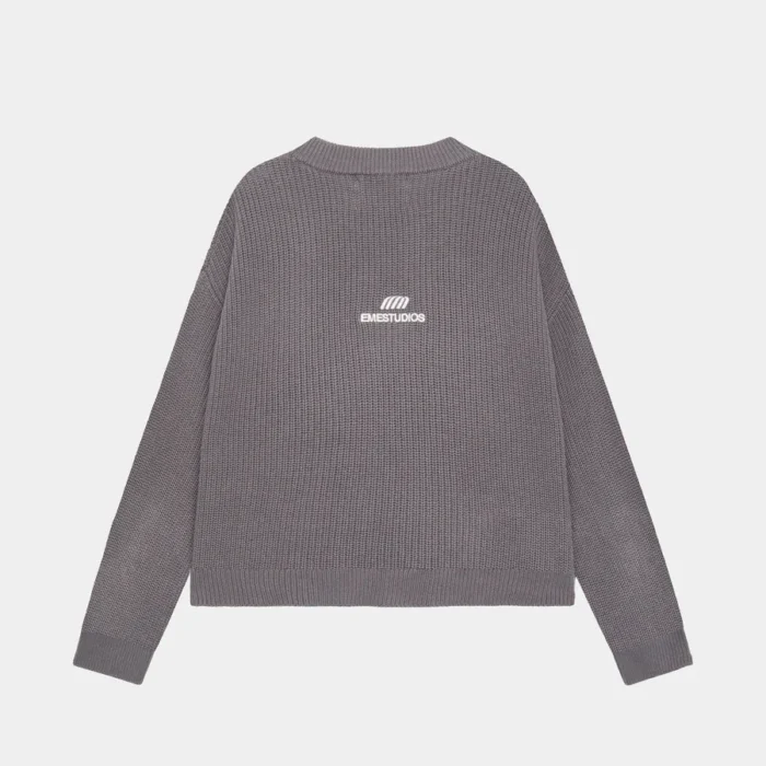 Eme Studios 2 Era Grey Cropped Knit (2)