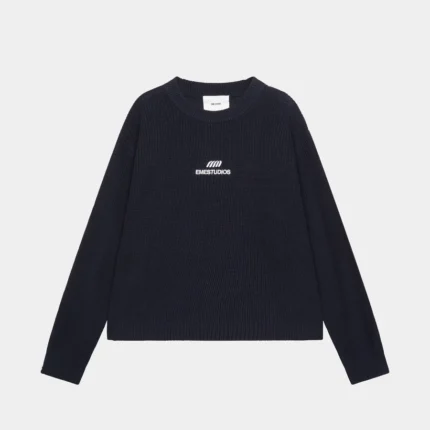 Eme Studios 2 Era Navy Cropped Knit (1)