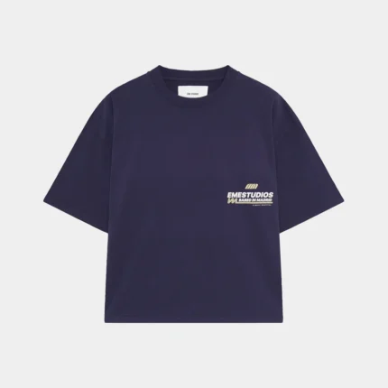 Eme Studios Daily News Navy Oversized Tee (1)