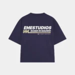 Eme Studios Daily News Navy Oversized Tee (2)