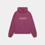 Eme Studios Hectic Dry Rose Oversized Hoodie (1)