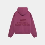 Eme Studios Hectic Dry Rose Oversized Hoodie (2)