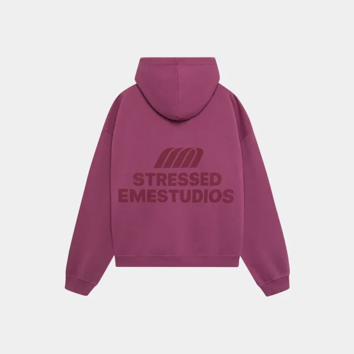 Eme Studios Hectic Dry Rose Oversized Hoodie (2)