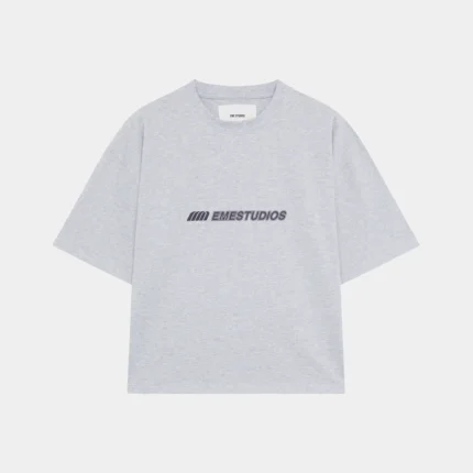 Eme Studios Hiatus Heather Grey Oversized Tee (1)