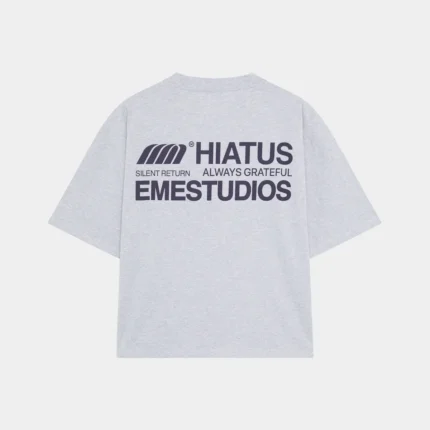 Eme Studios Hiatus Heather Grey Oversized Tee (2)