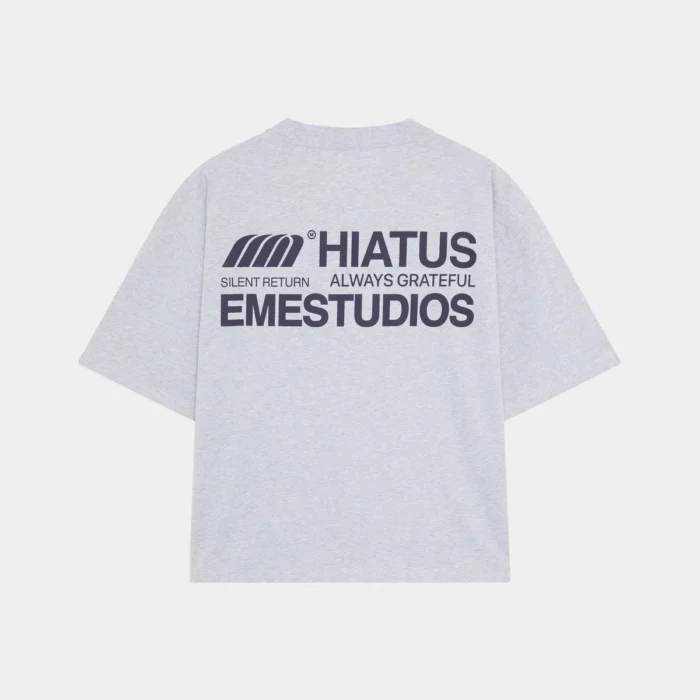 Eme Studios Hiatus Heather Grey Oversized Tee (2)