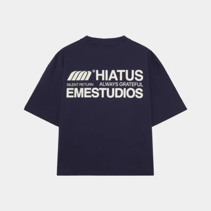 Eme Studios Hiatus Navy Oversized Tee (2)