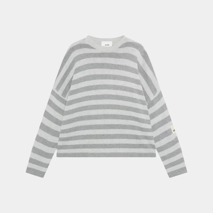 Eme Studios Lié Grey Oversized Knit (1)