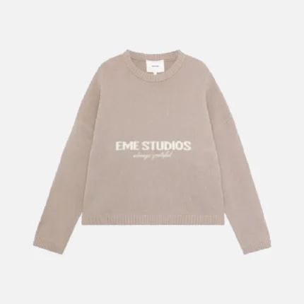 Eme Studios Master Muddy Brown Knit Sweater (1)