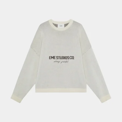 Eme Studios Master off Sand Knit Sweater (1)