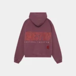 Eme Studios Tatter Merlot Oversized Hoodie (2)